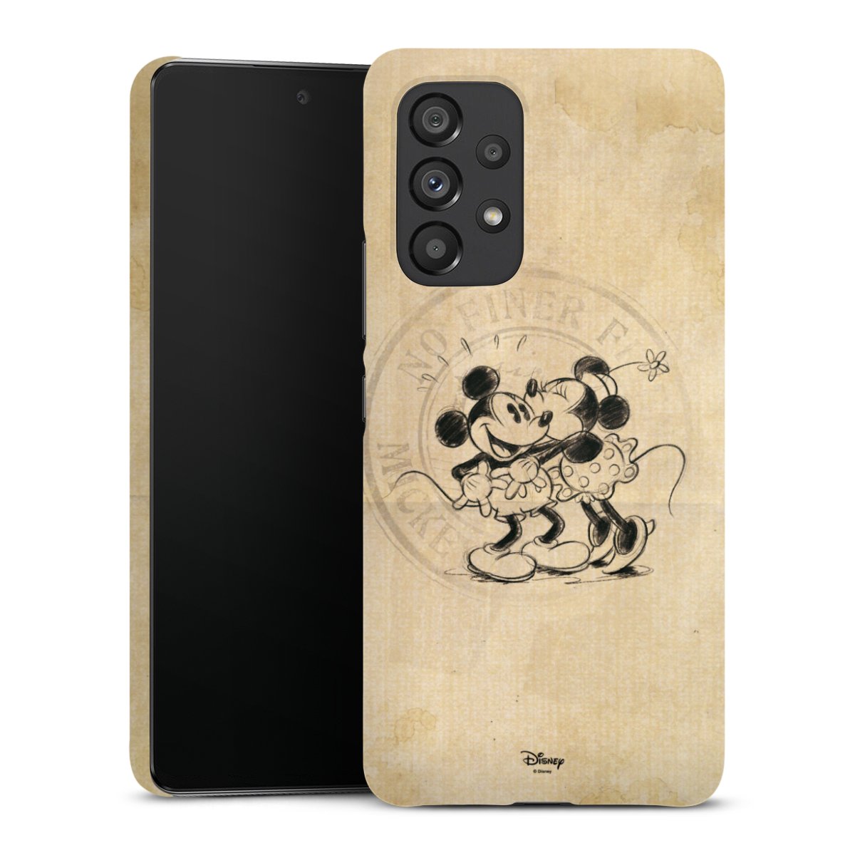 Galaxy A53 5G Handy Premium Case Smartphone Handyhülle Schutzhülle glänzend Mickey Mouse Vintage Minnie Mouse Premium Case