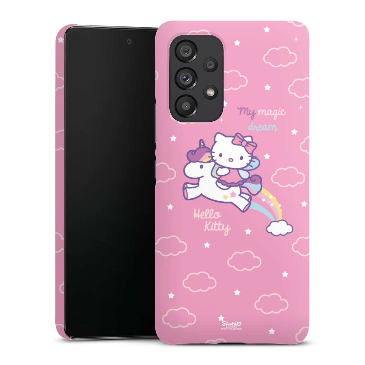 Galaxy A53 5G Handy Premium Case Smartphone Handyhülle Schutzhülle glänzend Einhorn Official Licensed Product Hello Kitty Premium Case