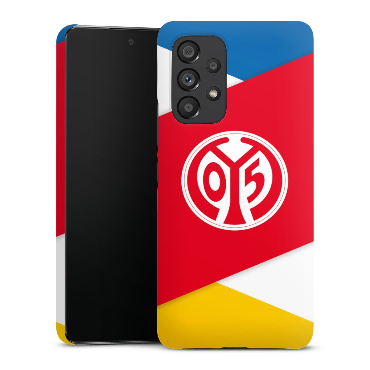 Galaxy A53 5G Handy Premium Case Smartphone Handyhülle Schutzhülle glänzend Official Licensed Product Soccer 1. Fsv Mainz 05 E.V. Premium Case