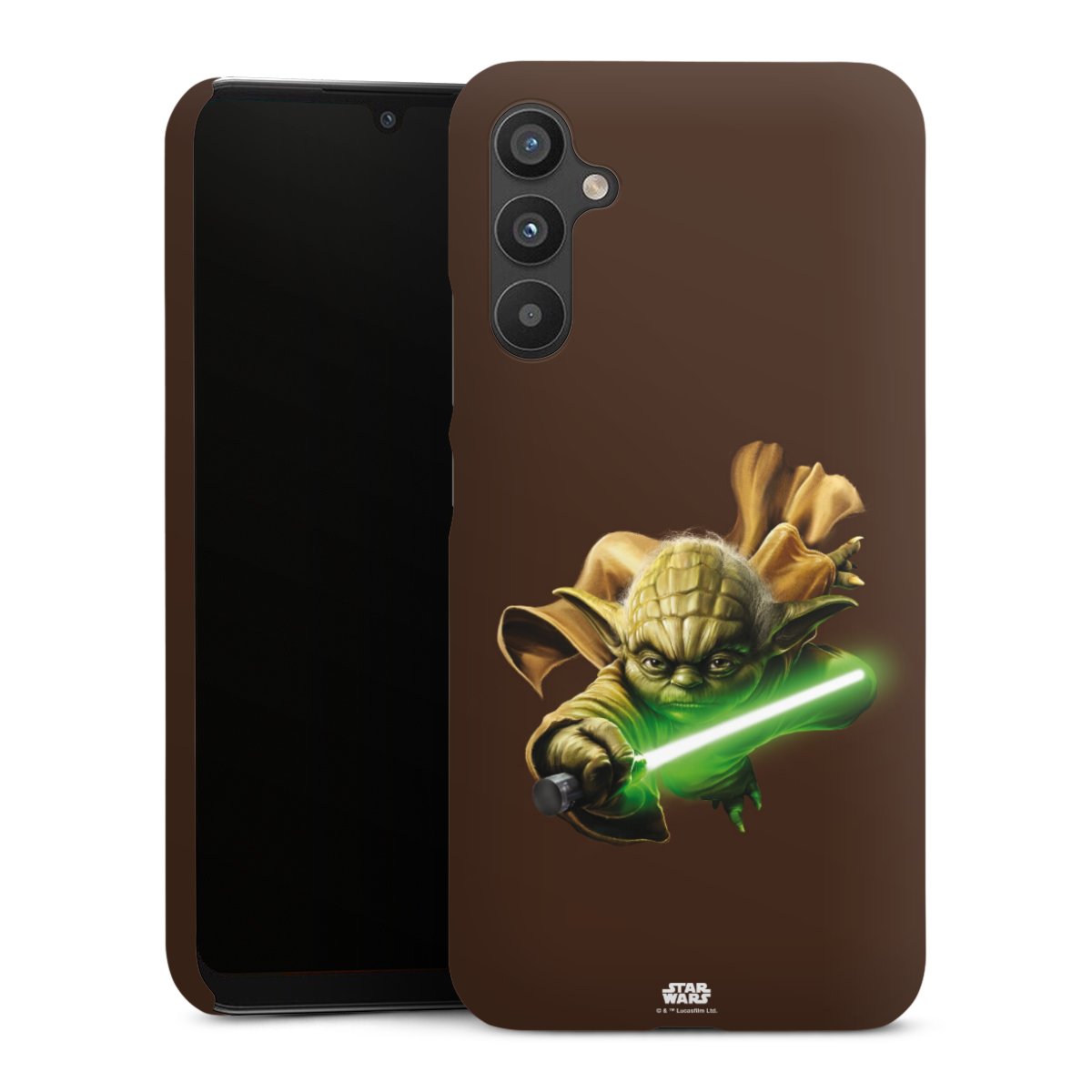 Galaxy A34 5G Handy Premium Case Smartphone Handyhülle Schutzhülle glänzend Yoda Merchandise Star Wars Premium Case