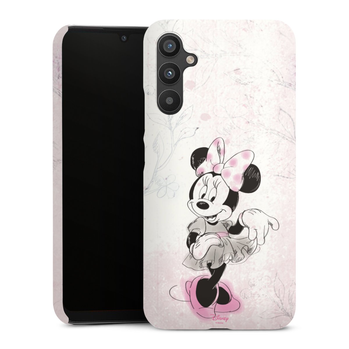 Galaxy A34 5G Handy Premium Case Smartphone Handyhülle Schutzhülle glänzend Disney Minnie Mouse Vintage Premium Case