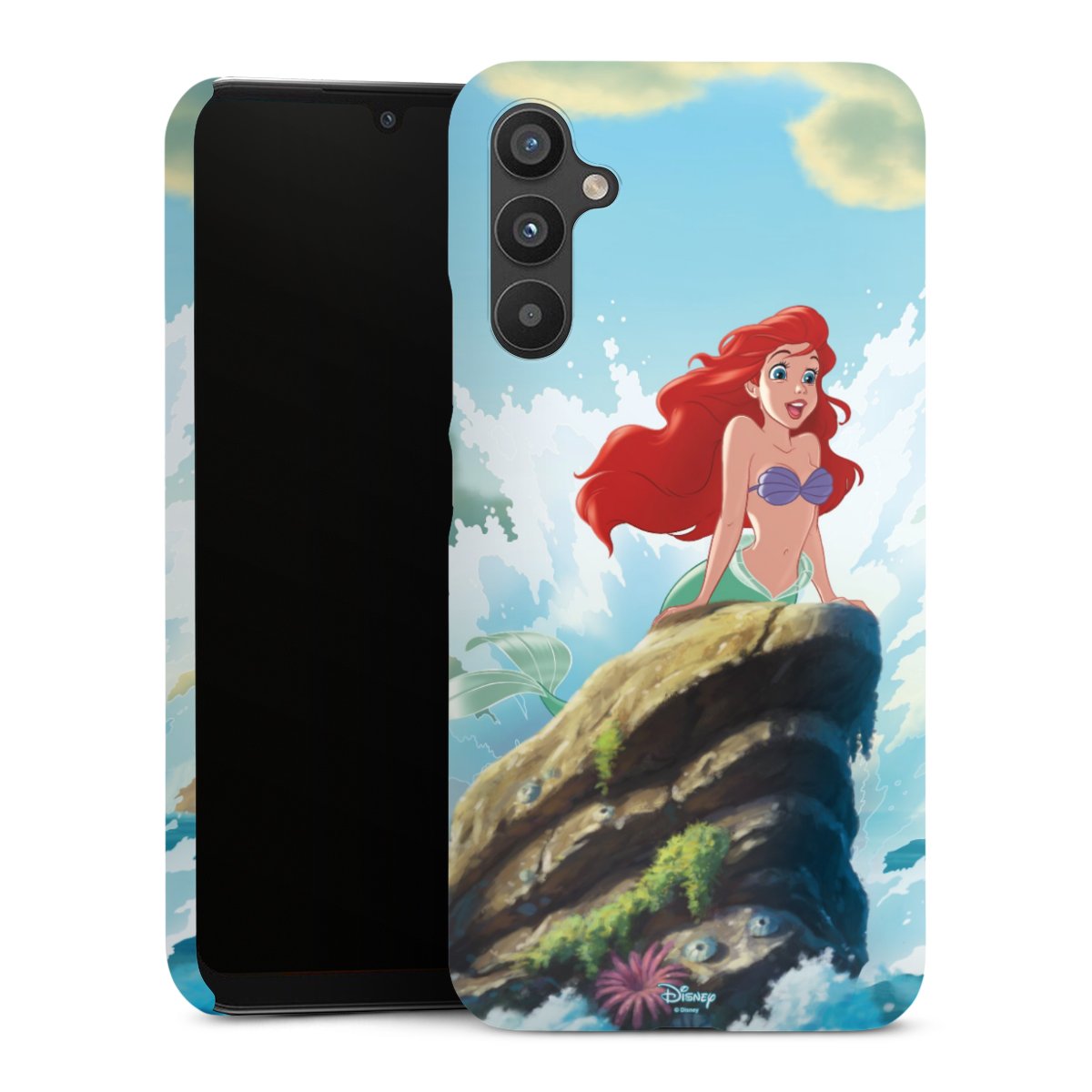 Galaxy A34 5G Handy Premium Case Smartphone Handyhülle Schutzhülle glänzend Mermaid Arielle Die Meerjungfrau Official Licensed Product Premium Case