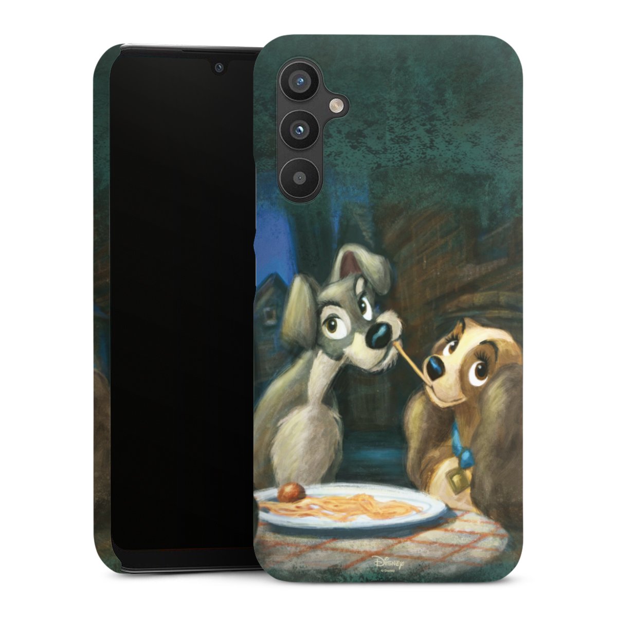 Galaxy A34 5G Handy Premium Case Smartphone Handyhülle Schutzhülle glänzend Lady And The Tramp Official Licensed Product Disney Premium Case