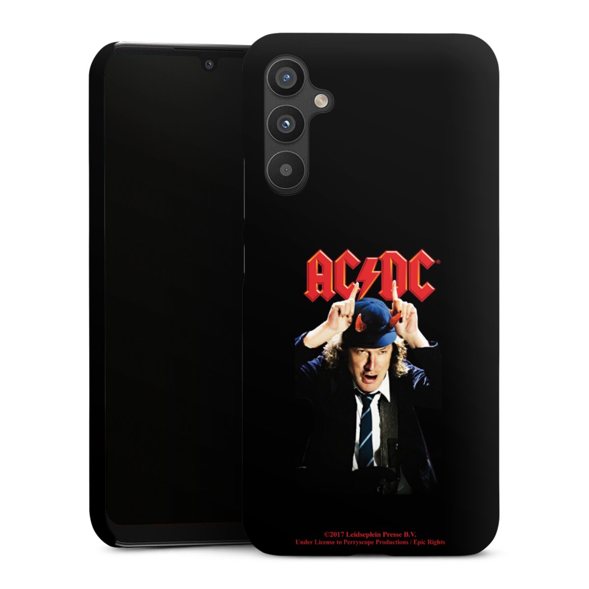 Galaxy A34 5G Handy Premium Case Smartphone Handyhülle Schutzhülle glänzend Merchandise Acdc Riverplate Premium Case