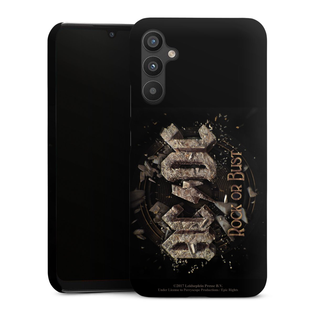 Galaxy A34 5G Handy Premium Case Smartphone Handyhülle Schutzhülle glänzend Acdc Official Licensed Product Rock Or Bust Premium Case