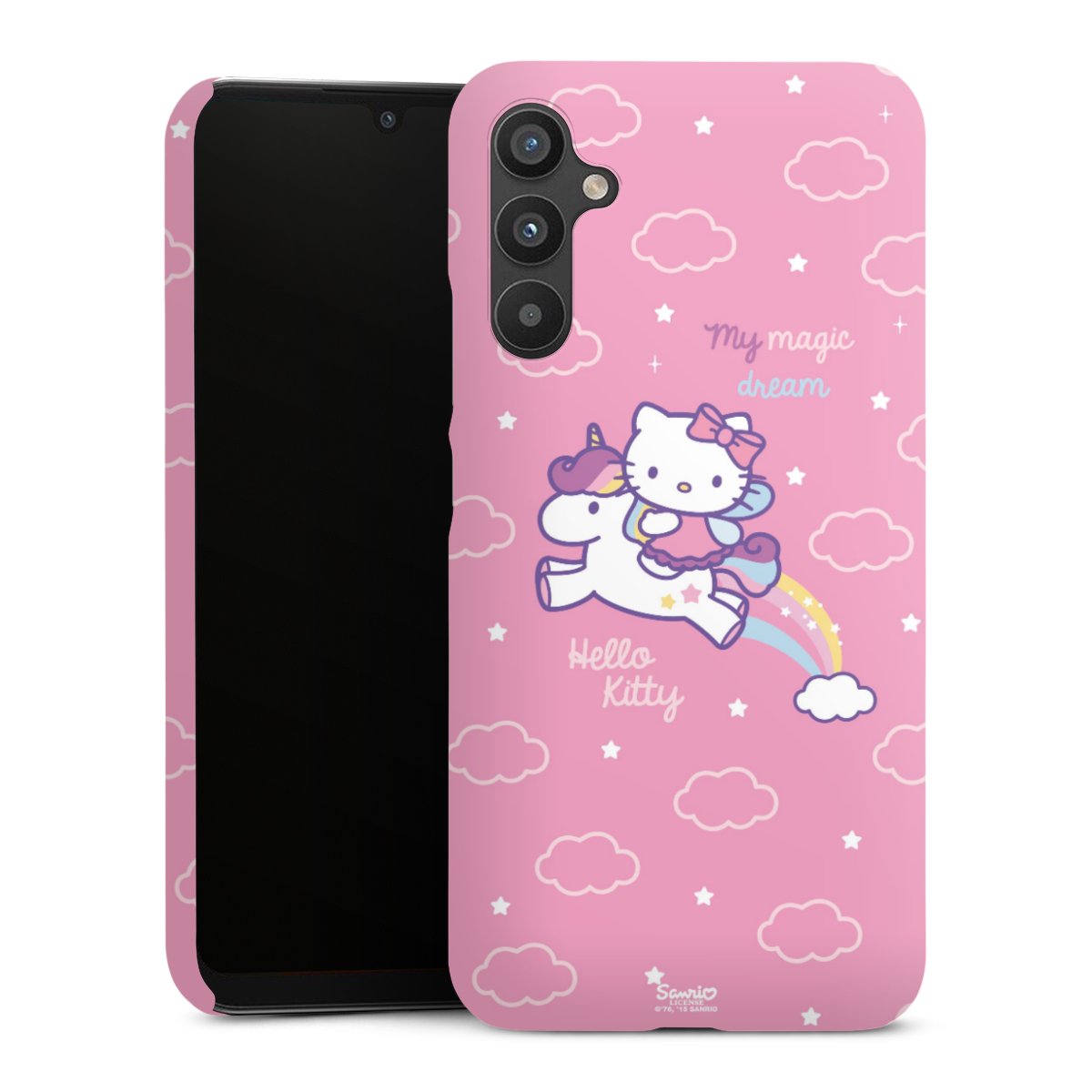 Galaxy A34 5G Handy Premium Case Smartphone Handyhülle Schutzhülle glänzend Einhorn Official Licensed Product Hello Kitty Premium Case