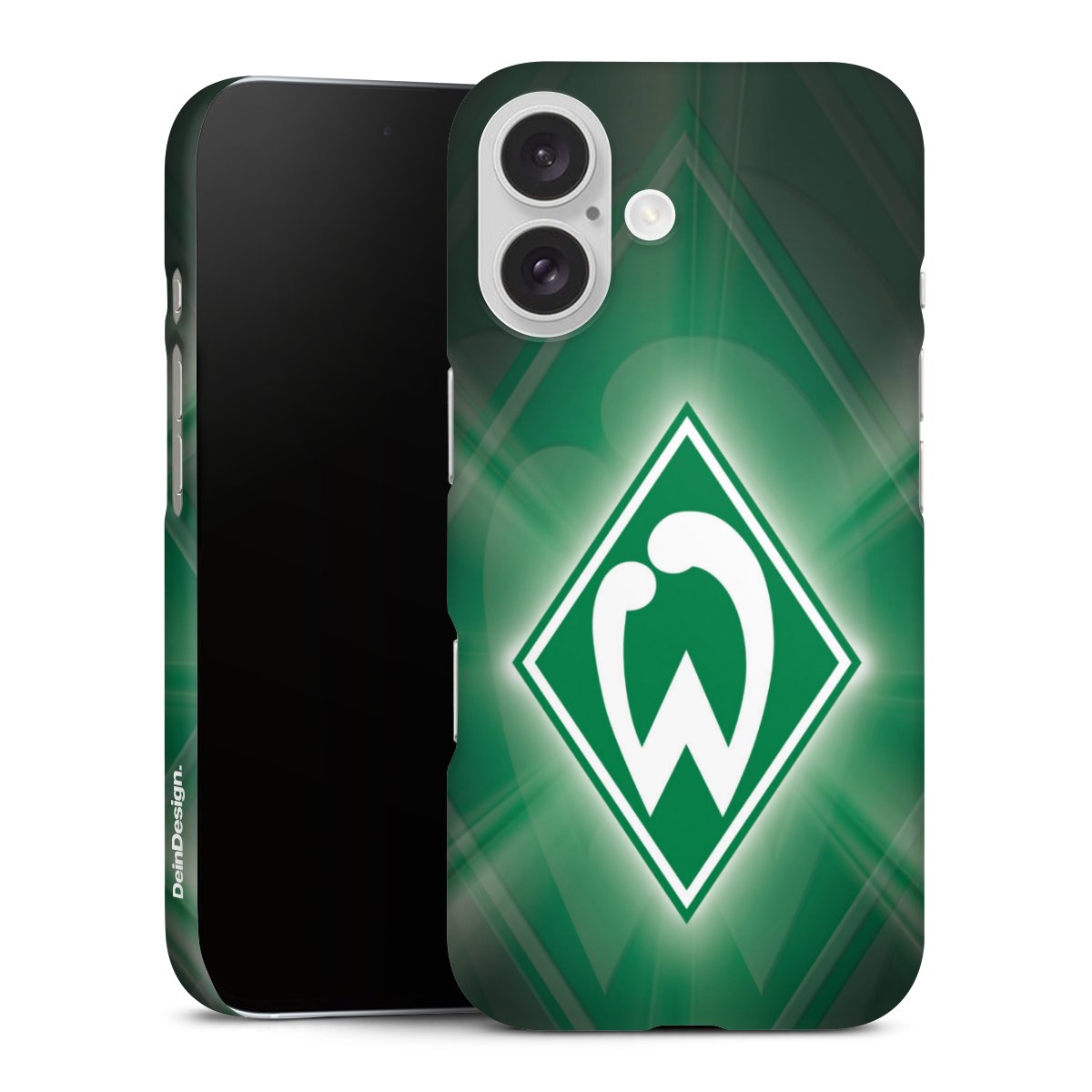 iPhone 16 Handy Premium Case Smartphone Handyhülle Schutzhülle matt Sv Werder Bremen Official Licensed Product Coat Of Arms Premium Case