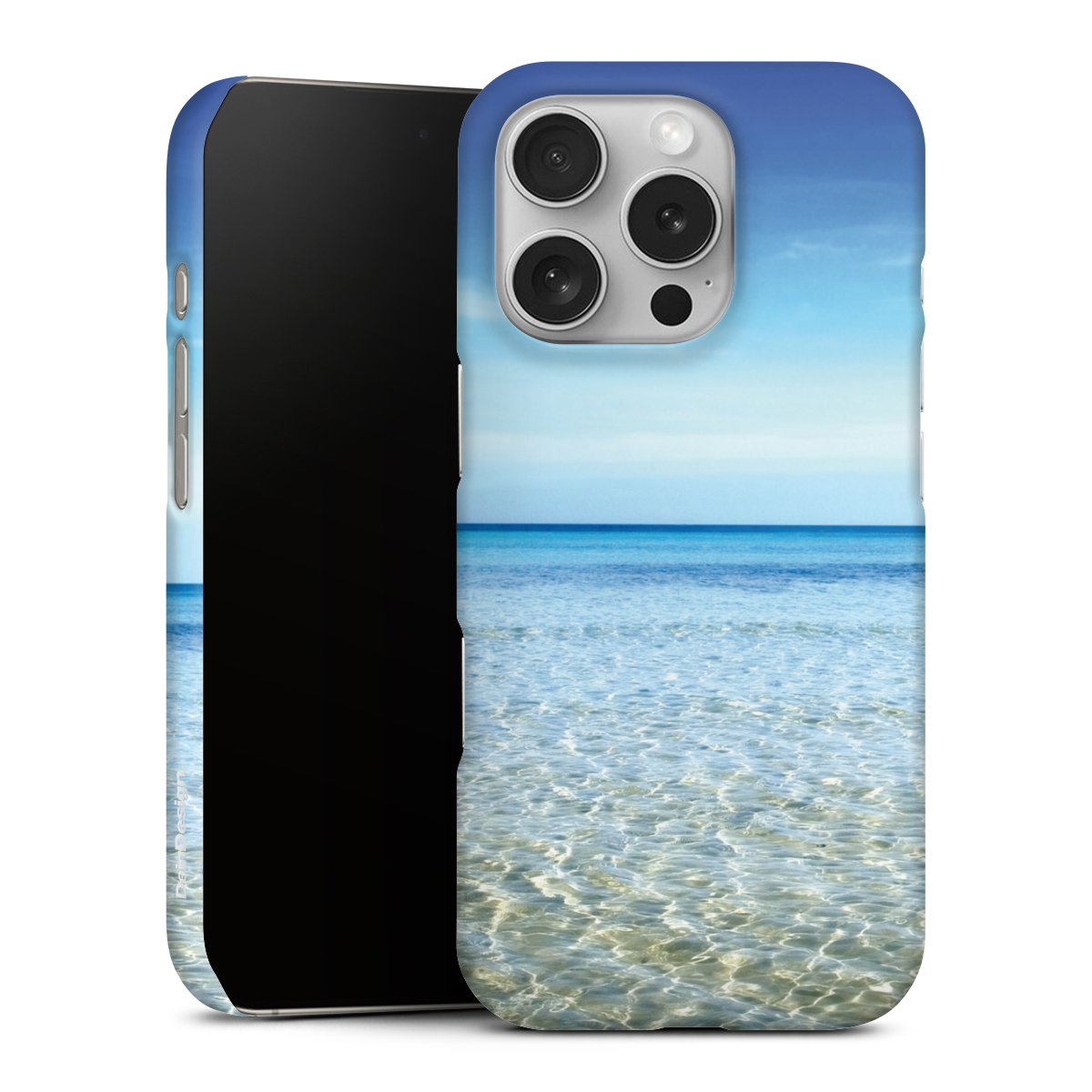 iPhone 16 Pro Handy Premium Case Smartphone Handyhülle Schutzhülle matt Urlaub Sky Ocean Premium Case