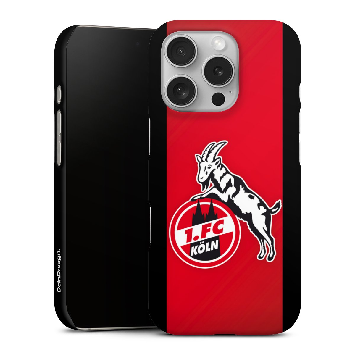 iPhone 16 Pro Handy Premium Case Smartphone Handyhülle Schutzhülle matt Official Licensed Product Billy Goat Hennes 1. Fc Köln Premium Case