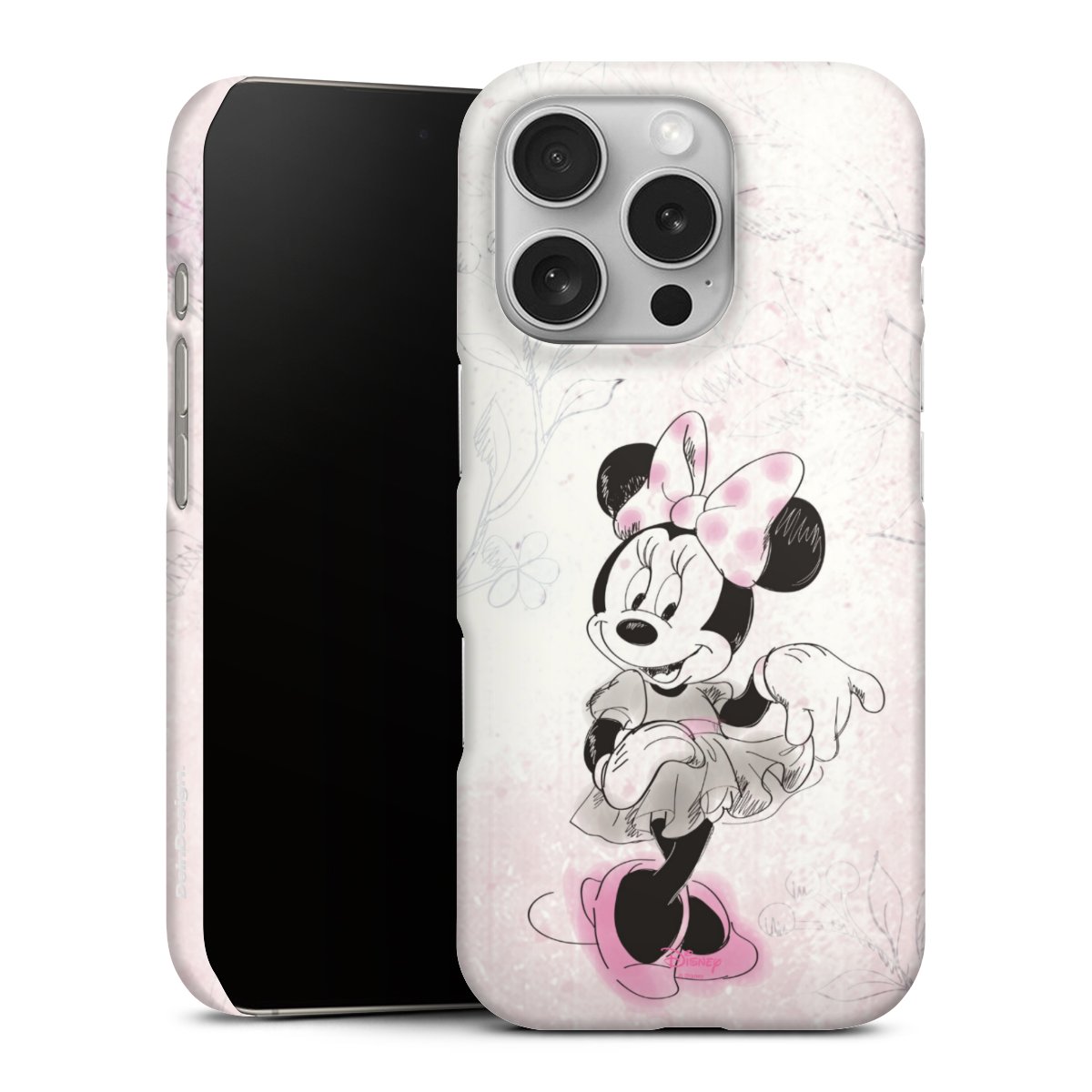 iPhone 16 Pro Handy Premium Case Smartphone Handyhülle Schutzhülle matt Disney Minnie Mouse Vintage Premium Case