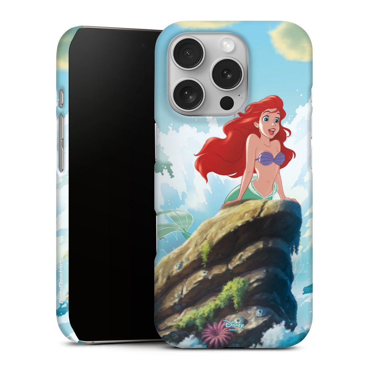 iPhone 16 Pro Handy Premium Case Smartphone Handyhülle Schutzhülle matt Mermaid Arielle Die Meerjungfrau Official Licensed Product Premium Case