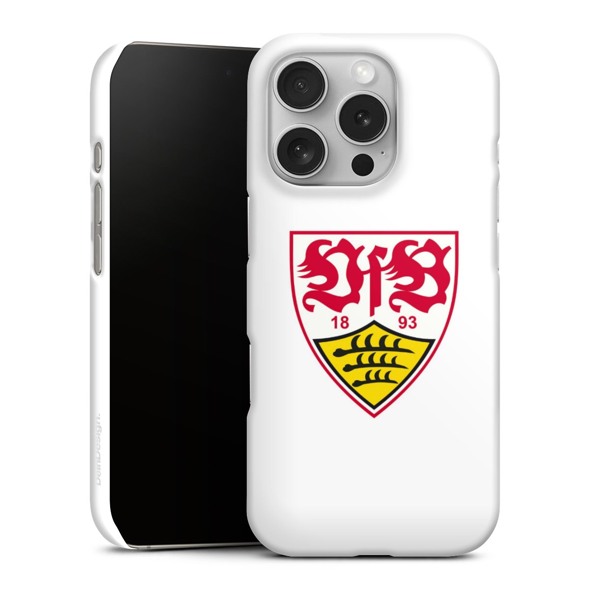 iPhone 16 Pro Handy Premium Case Smartphone Handyhülle Schutzhülle matt Logo Official Licensed Product Vfb Stuttgart Premium Case