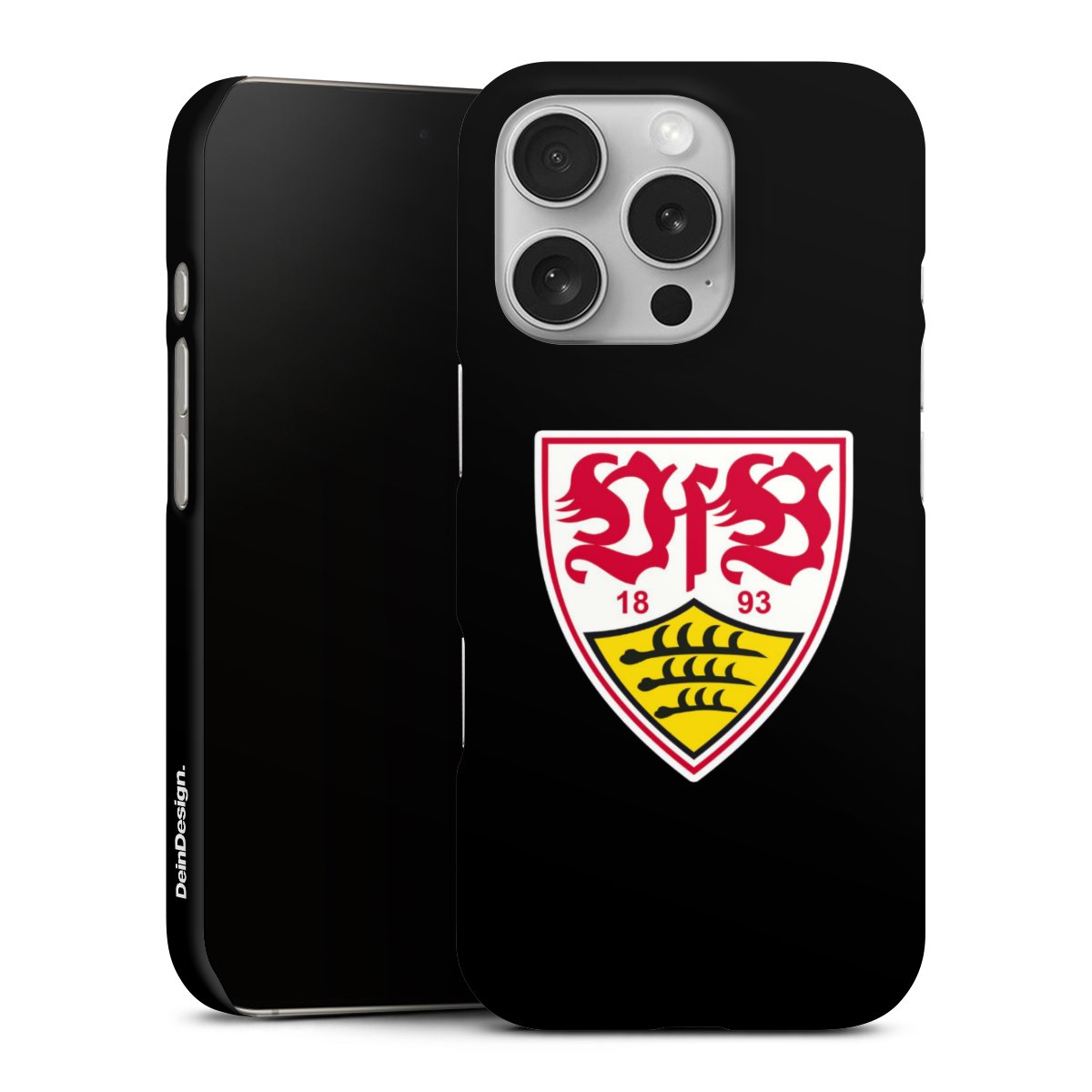 iPhone 16 Pro Handy Premium Case Smartphone Handyhülle Schutzhülle matt Vfb Stuttgart Official Licensed Product Coat Of Arms Premium Case