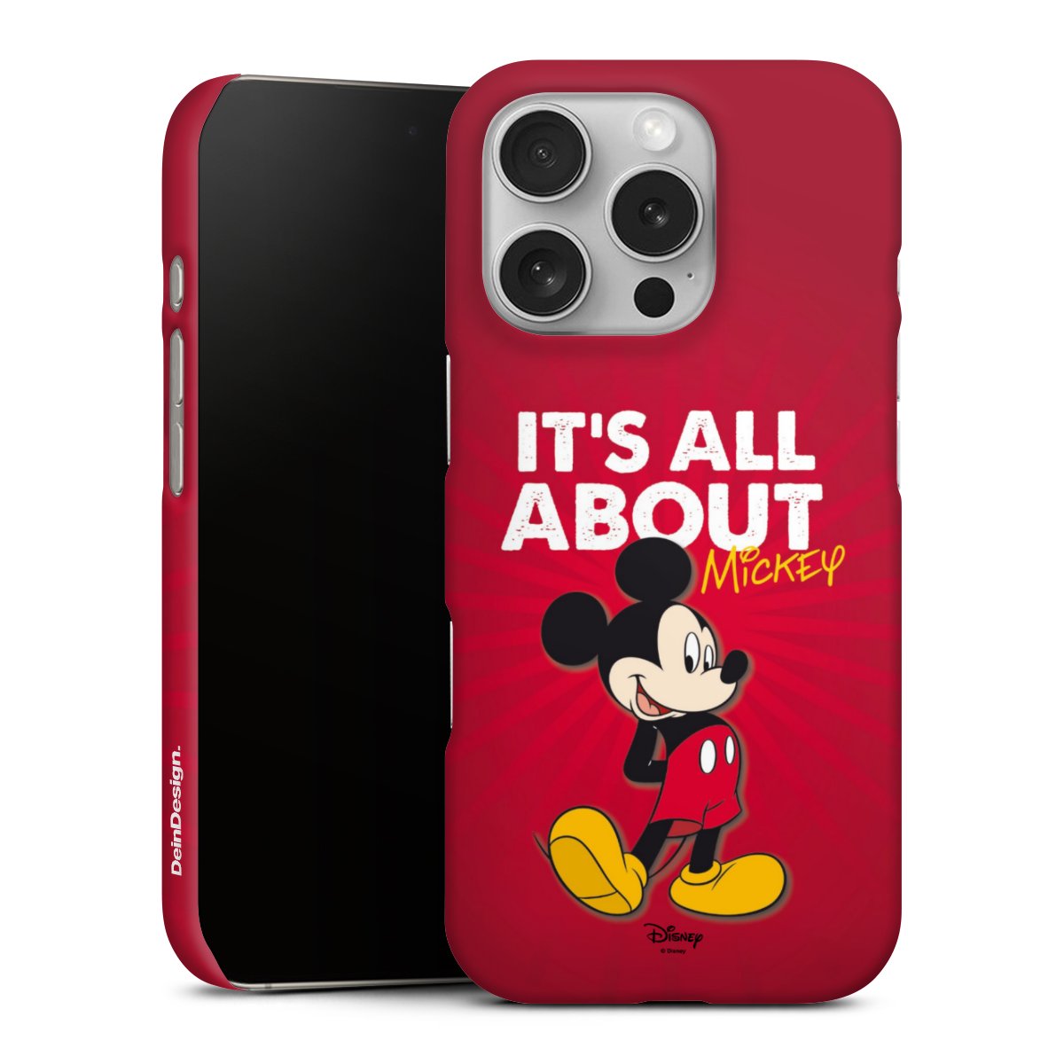 iPhone 16 Pro Handy Premium Case Smartphone Handyhülle Schutzhülle matt Mouse Disney Official Licensed Product Premium Case