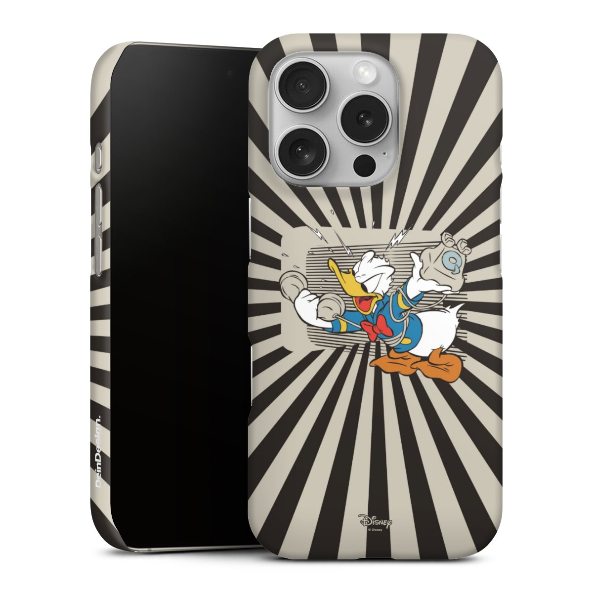 iPhone 16 Pro Handy Premium Case Smartphone Handyhülle Schutzhülle matt Donald Duck Disney Official Licensed Product Premium Case