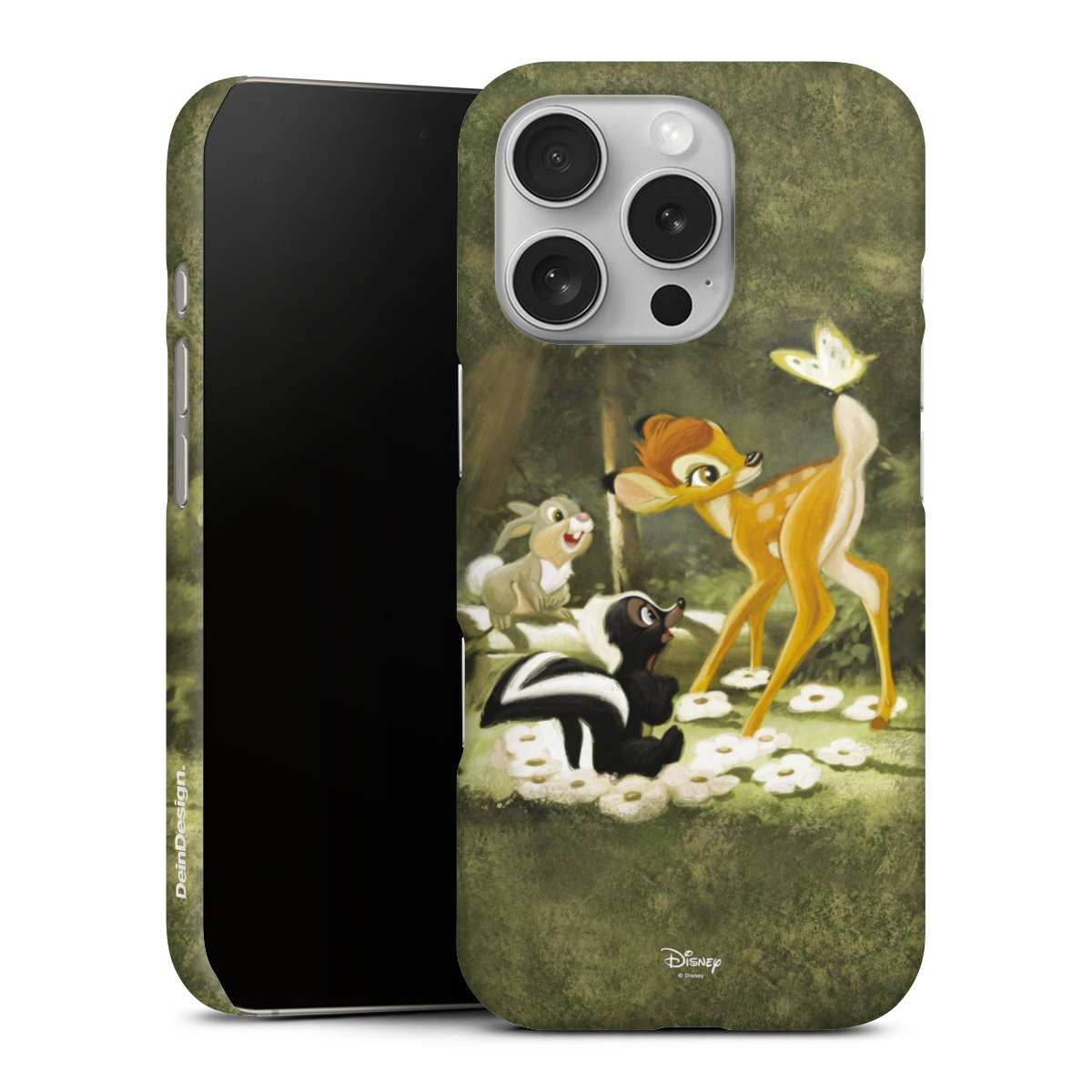 iPhone 16 Pro Handy Premium Case Smartphone Handyhülle Schutzhülle matt Disney Official Licensed Product Bambi Premium Case