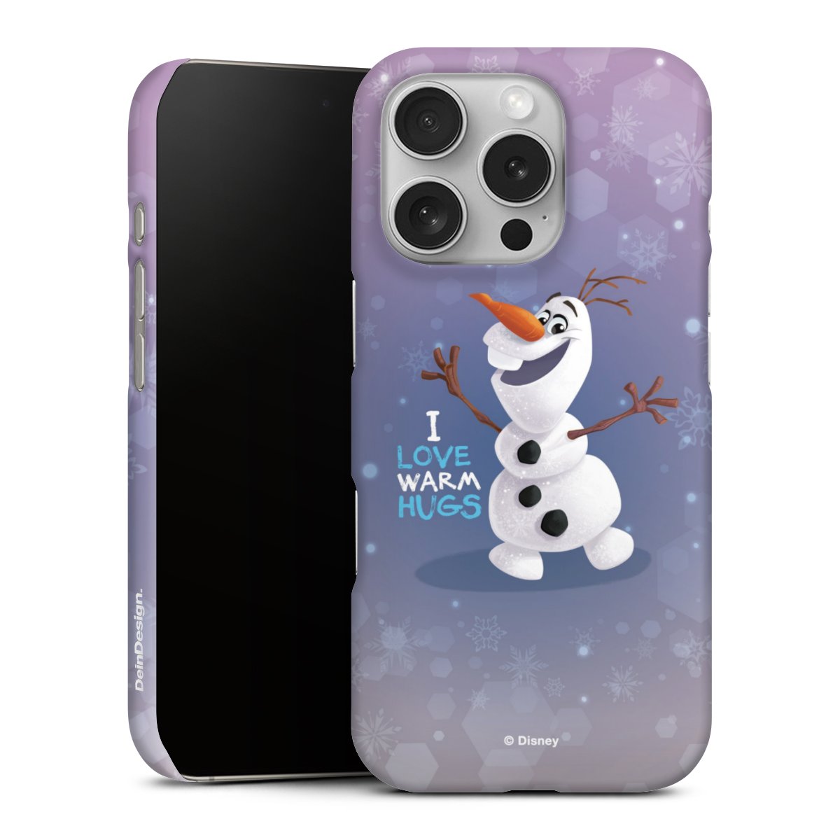 iPhone 16 Pro Handy Premium Case Smartphone Handyhülle Schutzhülle matt Frozen Frozen Olaf Official Licensed Product Premium Case