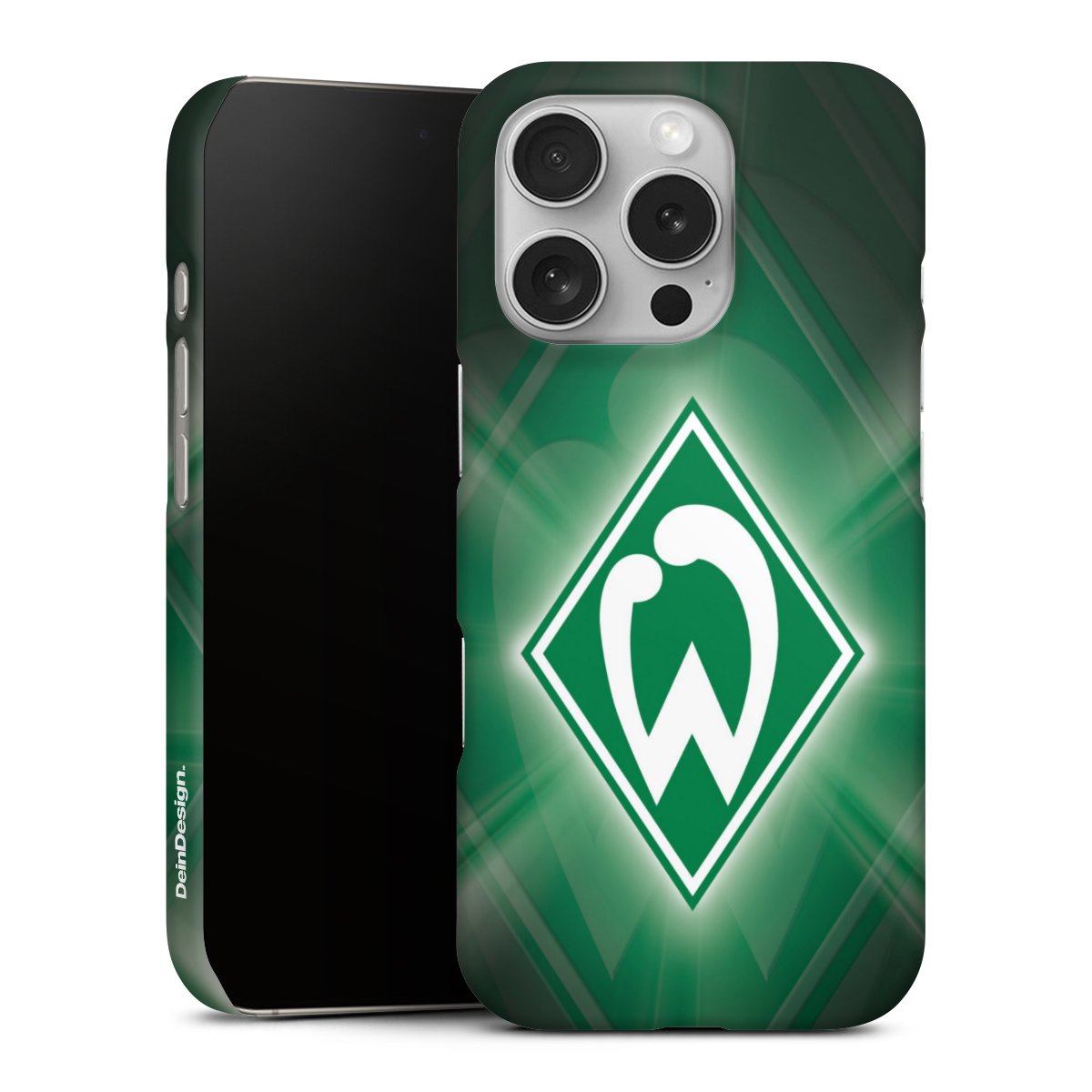 iPhone 16 Pro Handy Premium Case Smartphone Handyhülle Schutzhülle matt Sv Werder Bremen Official Licensed Product Coat Of Arms Premium Case