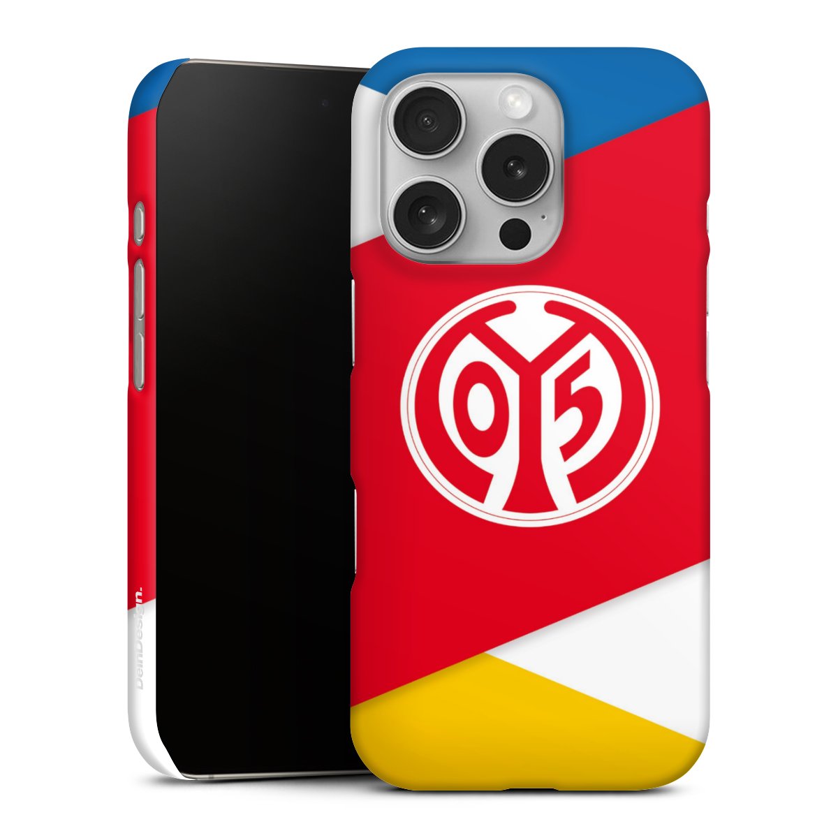 iPhone 16 Pro Handy Premium Case Smartphone Handyhülle Schutzhülle matt Official Licensed Product Soccer 1. Fsv Mainz 05 E.V. Premium Case