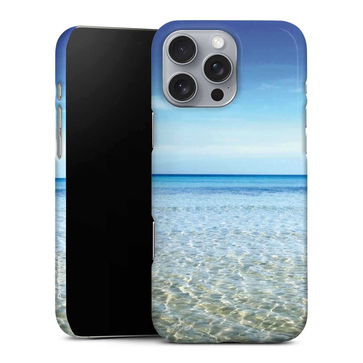 iPhone 16 Pro Max Handy Premium Case Smartphone Handyhülle Schutzhülle matt Urlaub Sky Ocean Premium Case