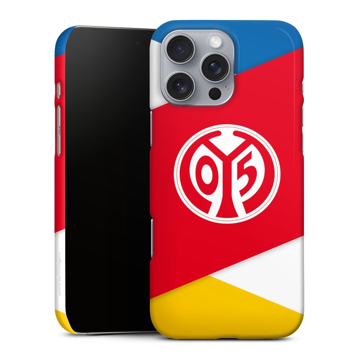 iPhone 16 Pro Max Handy Premium Case Smartphone Handyhülle Schutzhülle matt Official Licensed Product Soccer 1. Fsv Mainz 05 E.V. Premium Case