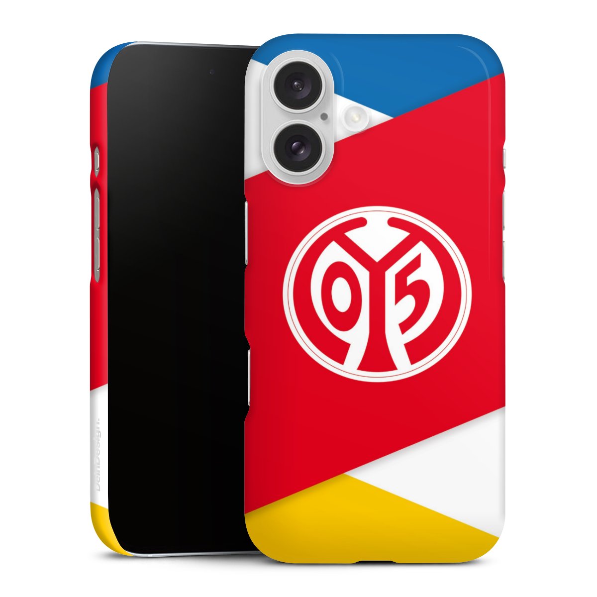 iPhone 16 Handy Premium Case Smartphone Handyhülle Schutzhülle glänzend Official Licensed Product Soccer 1. Fsv Mainz 05 E.V. Premium Case