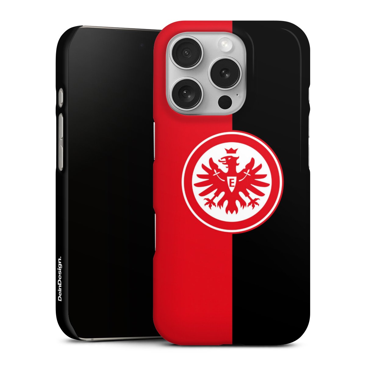 iPhone 16 Pro Handy Premium Case Smartphone Handyhülle Schutzhülle glänzend Official Licensed Product Eintracht Frankfurt Sge Premium Case