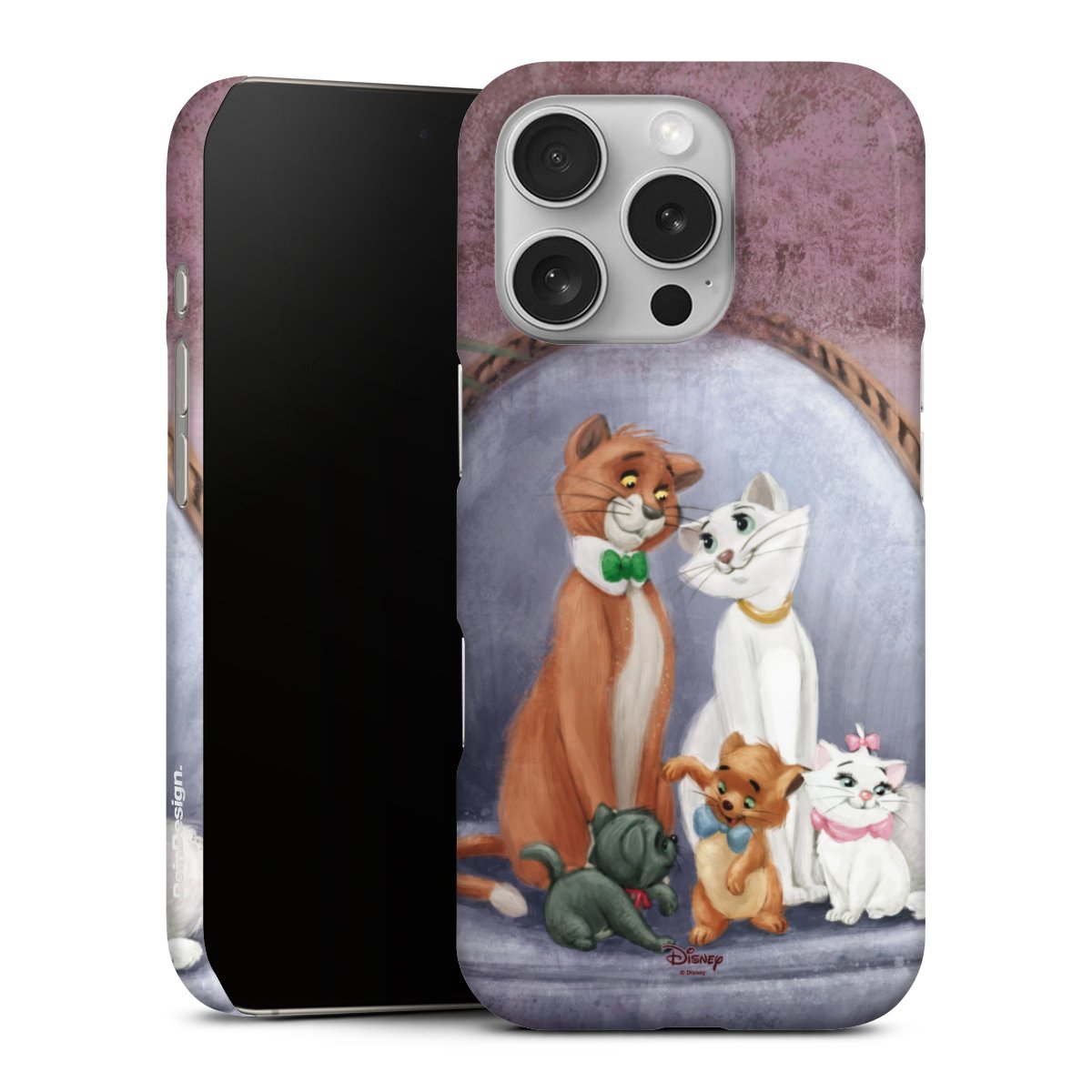 iPhone 16 Pro Handy Premium Case Smartphone Handyhülle Schutzhülle glänzend Official Licensed Product Disney Aristocats Premium Case