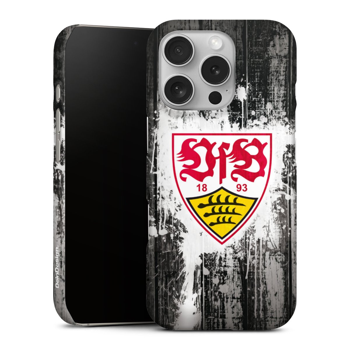 iPhone 16 Pro Handy Premium Case Smartphone Handyhülle Schutzhülle glänzend Vfb Stuttgart Official Licensed Product Premium Case