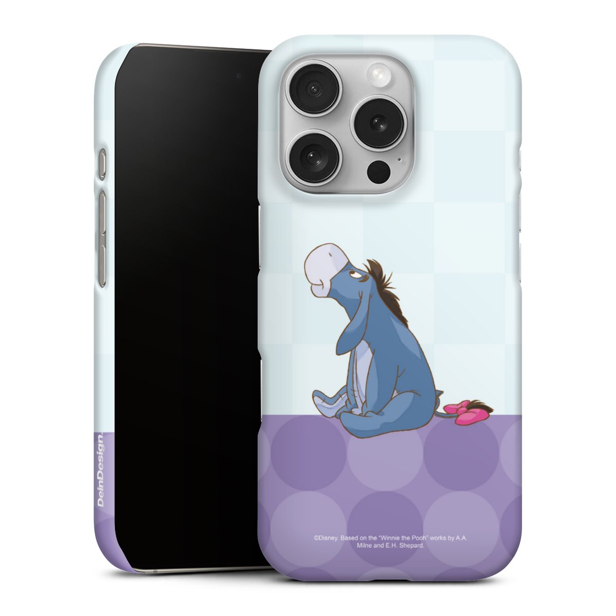 iPhone 16 Pro Handy Premium Case Smartphone Handyhülle Schutzhülle glänzend Disney Donkey Winnie The Pooh Premium Case