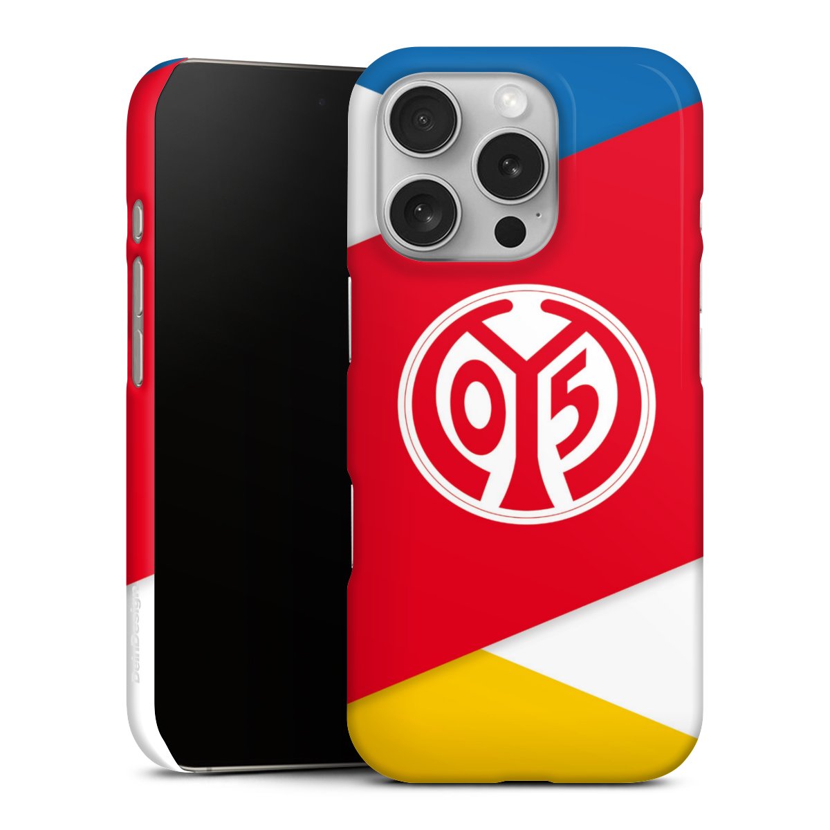 iPhone 16 Pro Handy Premium Case Smartphone Handyhülle Schutzhülle glänzend Official Licensed Product Soccer 1. Fsv Mainz 05 E.V. Premium Case