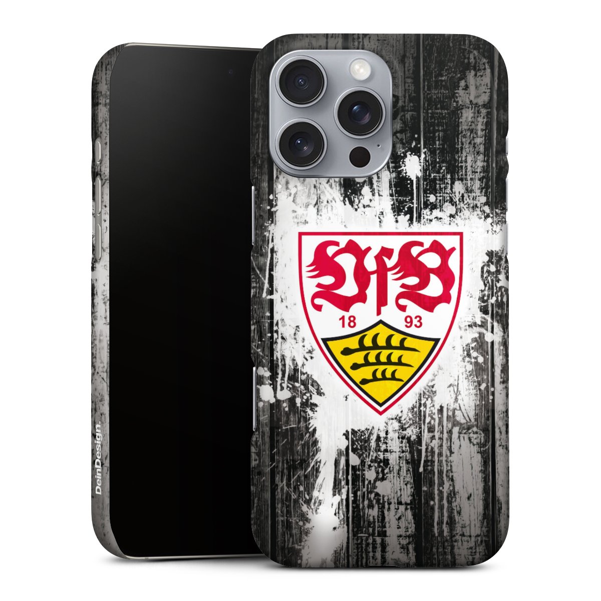 iPhone 16 Pro Max Handy Premium Case Smartphone Handyhülle Schutzhülle glänzend Vfb Stuttgart Official Licensed Product Premium Case