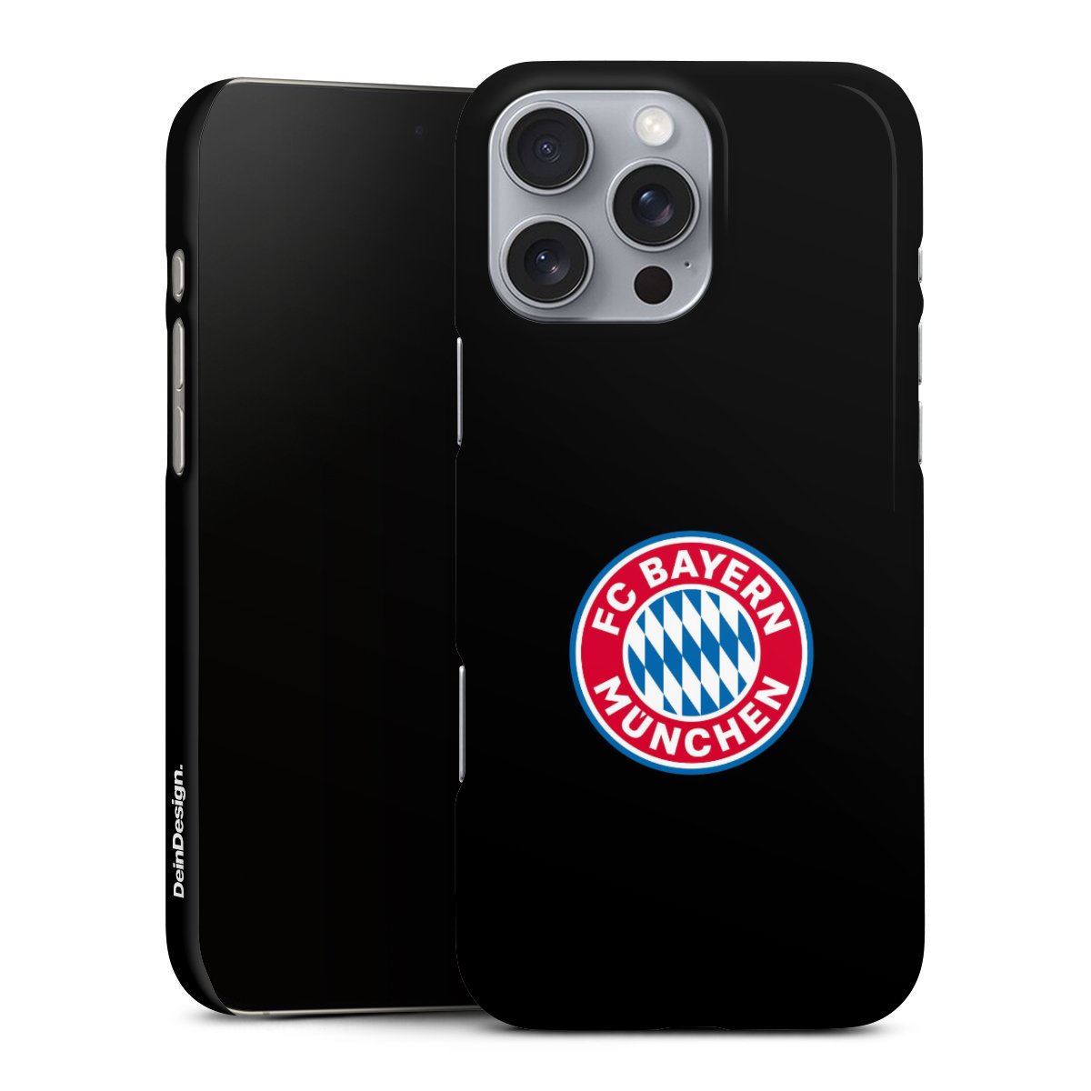iPhone 16 Pro Max Handy Premium Case Smartphone Handyhülle Schutzhülle glänzend Fc Bayern München Official Licensed Product Logo Premium Case