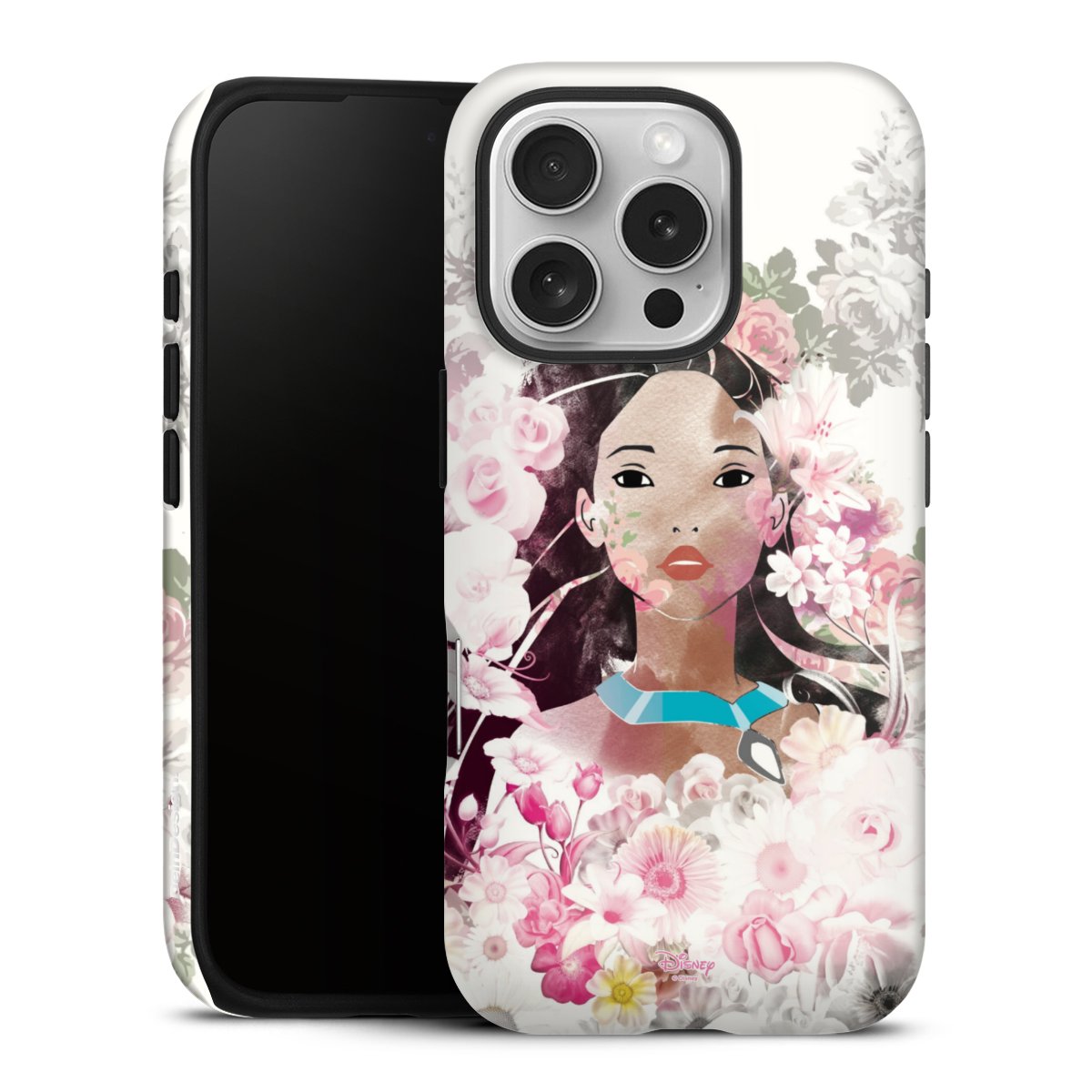 iPhone 16 Pro Handy Panzer Handyhülle robuste Outdoor Hülle Schutzhülle glänzend Pocahontas Official Licensed Product Disney Tough Case