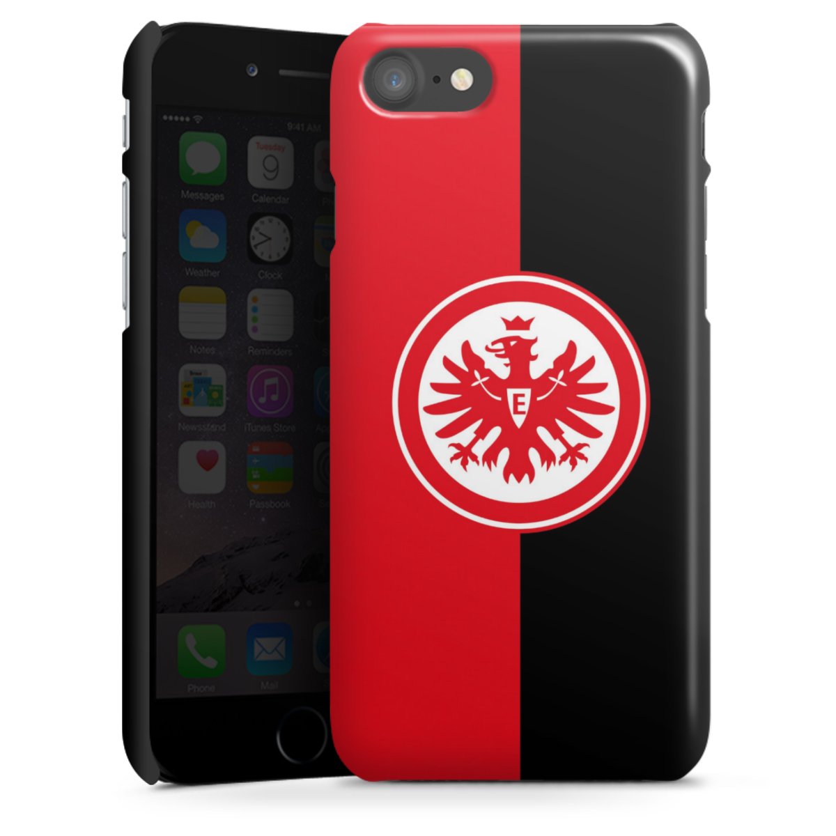 iPhone SE (2020) Handy Premium Case Smartphone Handyhülle Schutzhülle glänzend Official Licensed Product Eintracht Frankfurt Sge Premium Case