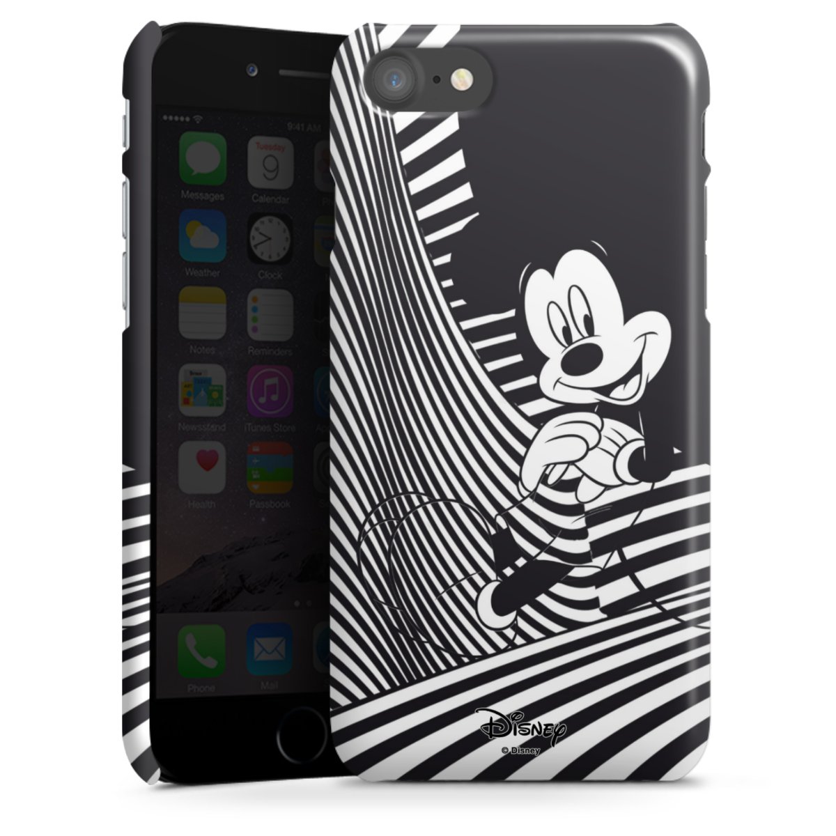 iPhone SE (2020) Handy Premium Case Smartphone Handyhülle Schutzhülle glänzend Disney Official Licensed Product Mickey Mouse Premium Case