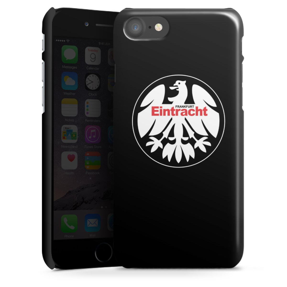 iPhone SE (2020) Handy Premium Case Smartphone Handyhülle Schutzhülle glänzend Official Licensed Product Eintracht Frankfurt Sge Premium Case