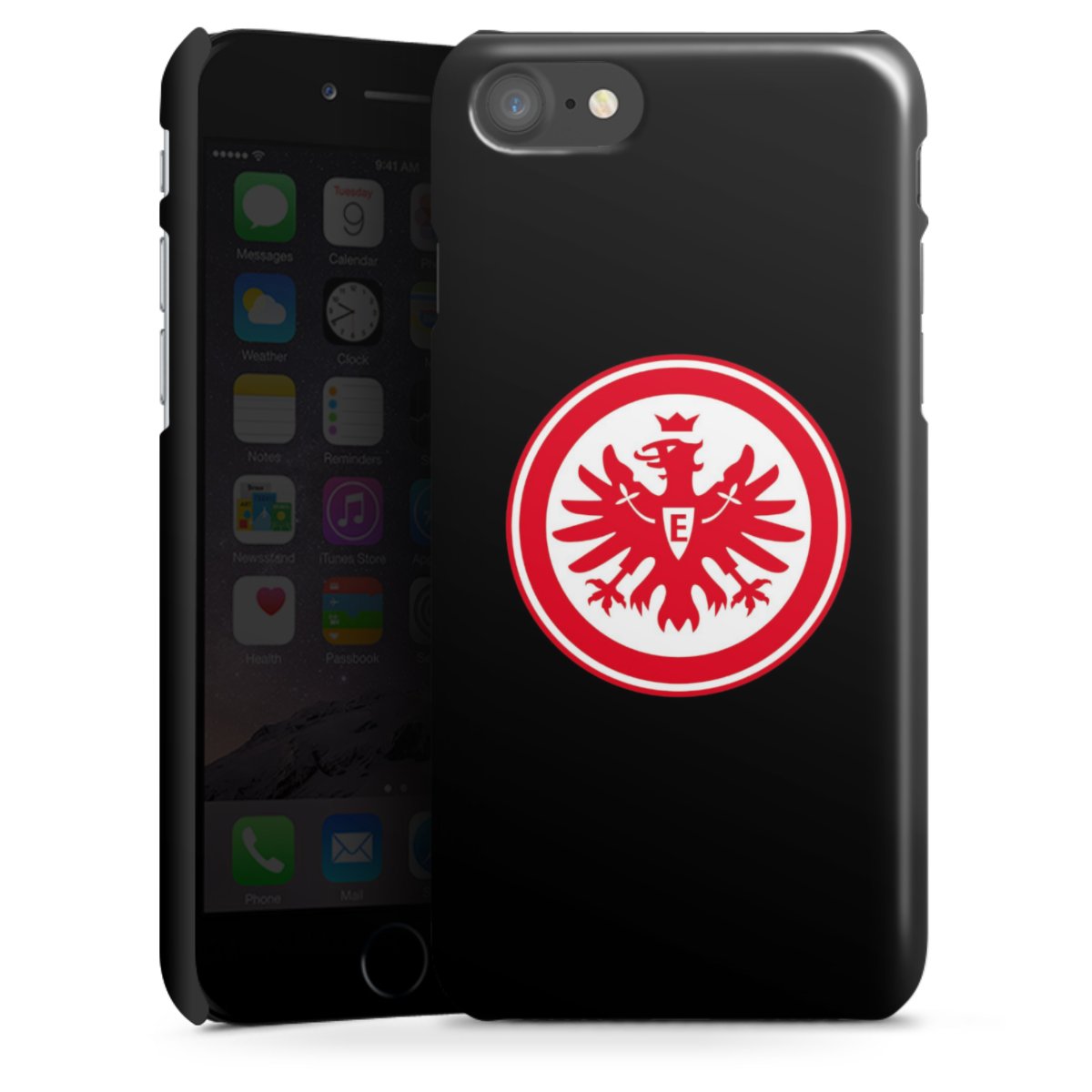 iPhone SE (2020) Handy Premium Case Smartphone Handyhülle Schutzhülle glänzend Eintracht Frankfurt Sge Eagle Premium Case