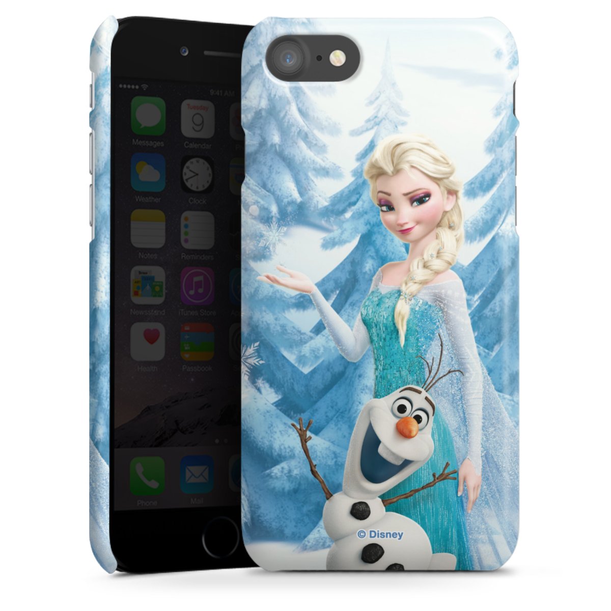 iPhone SE (2020) Handy Premium Case Smartphone Handyhülle Schutzhülle glänzend Official Licensed Product Frozen Elsa Disney Premium Case