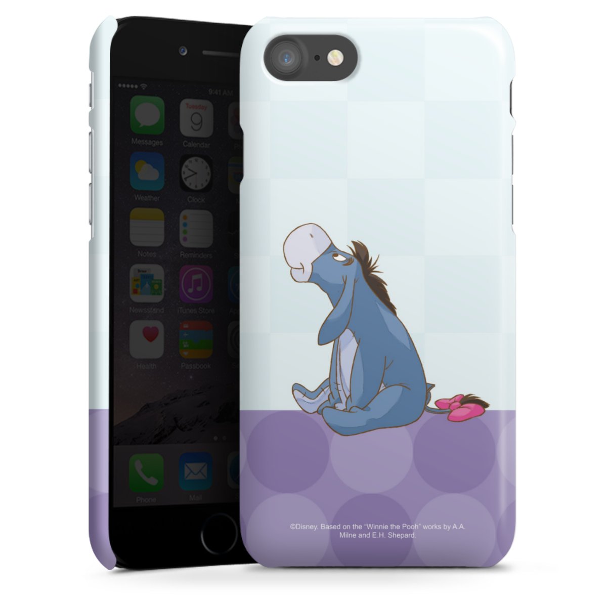 iPhone SE (2022) Handy Premium Case Smartphone Handyhülle Schutzhülle glänzend Disney Donkey Winnie The Pooh Premium Case