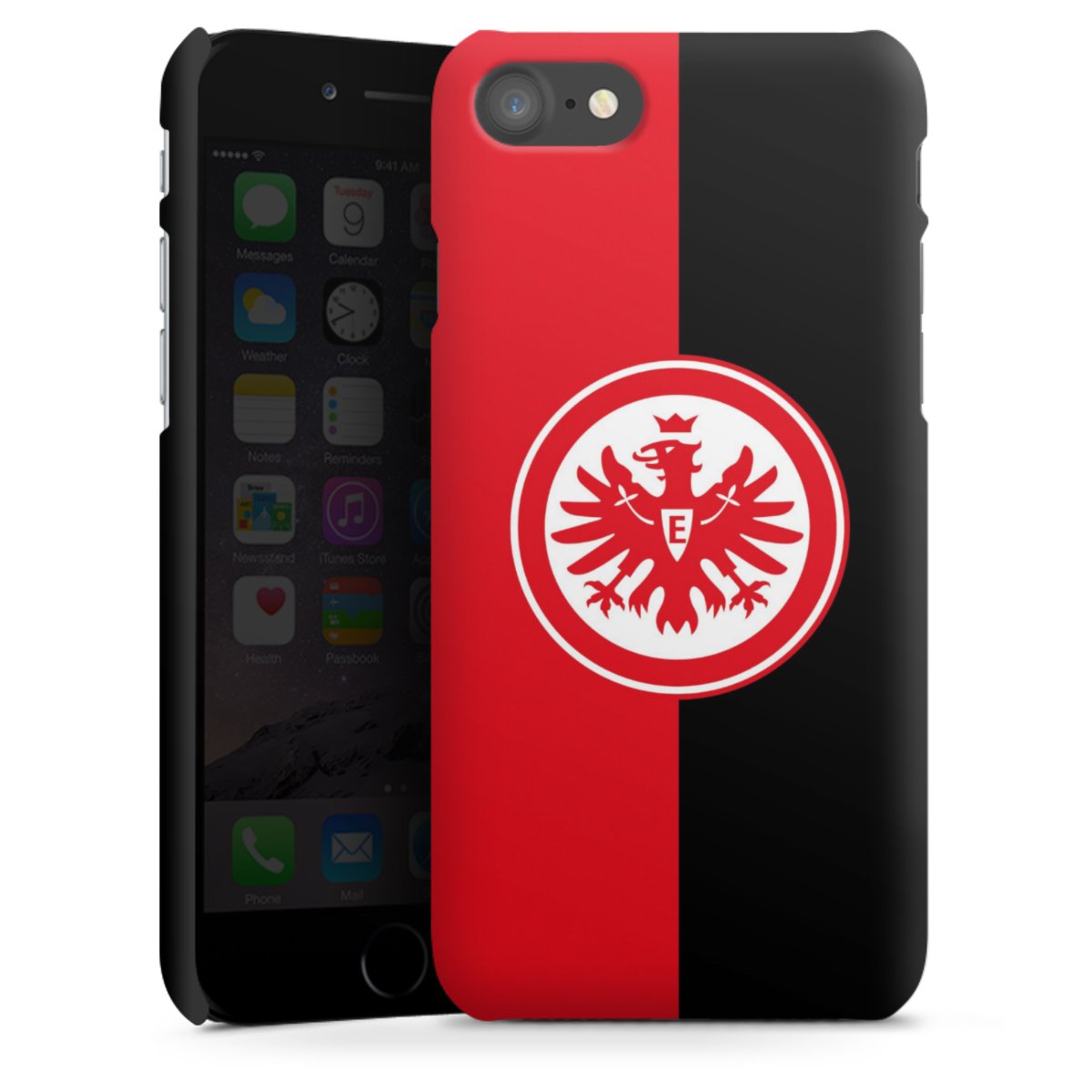 iPhone SE (2020) Handy Premium Case Smartphone Handyhülle Schutzhülle matt Official Licensed Product Eintracht Frankfurt Sge Premium Case