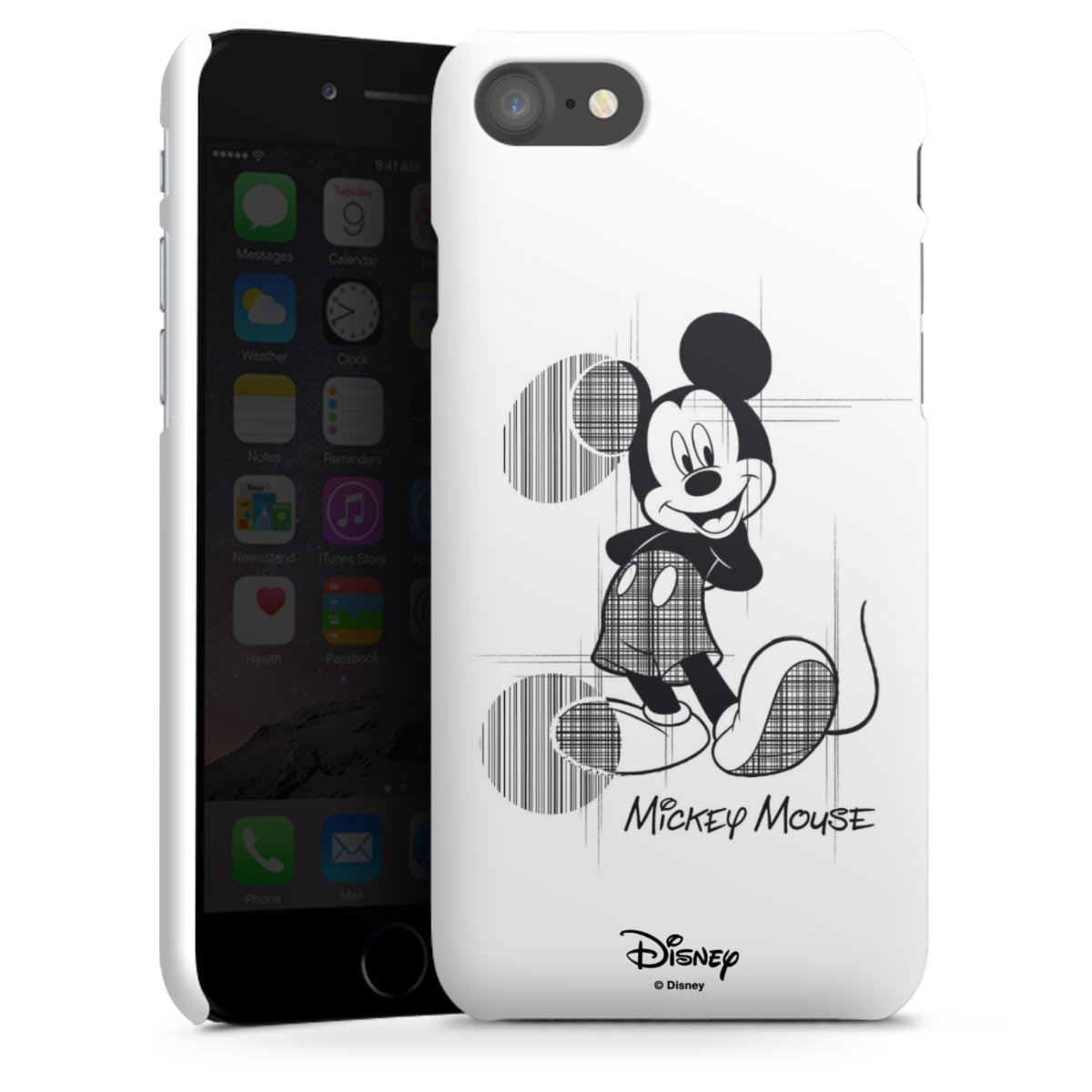 iPhone SE (2020) Handy Premium Case Smartphone Handyhülle Schutzhülle matt Disney Official Licensed Product Mickey Mouse Premium Case