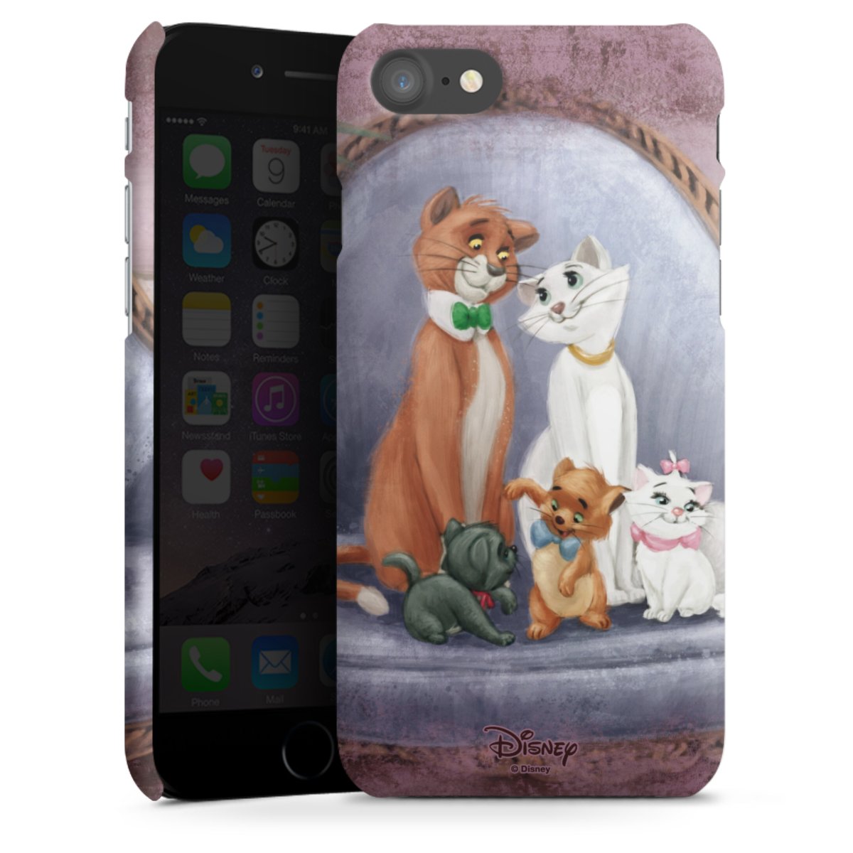 iPhone SE (2020) Handy Premium Case Smartphone Handyhülle Schutzhülle matt Official Licensed Product Disney Aristocats Premium Case