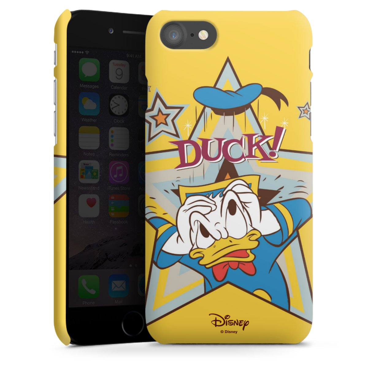 iPhone SE (2020) Handy Premium Case Smartphone Handyhülle Schutzhülle matt Official Licensed Product Donald Duck Disney Premium Case