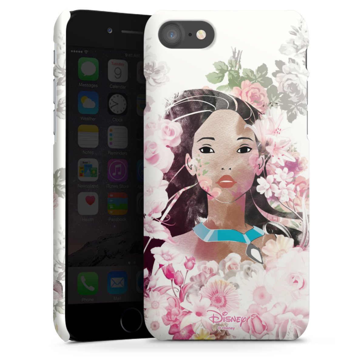 iPhone SE (2020) Handy Premium Case Smartphone Handyhülle Schutzhülle matt Pocahontas Official Licensed Product Disney Premium Case