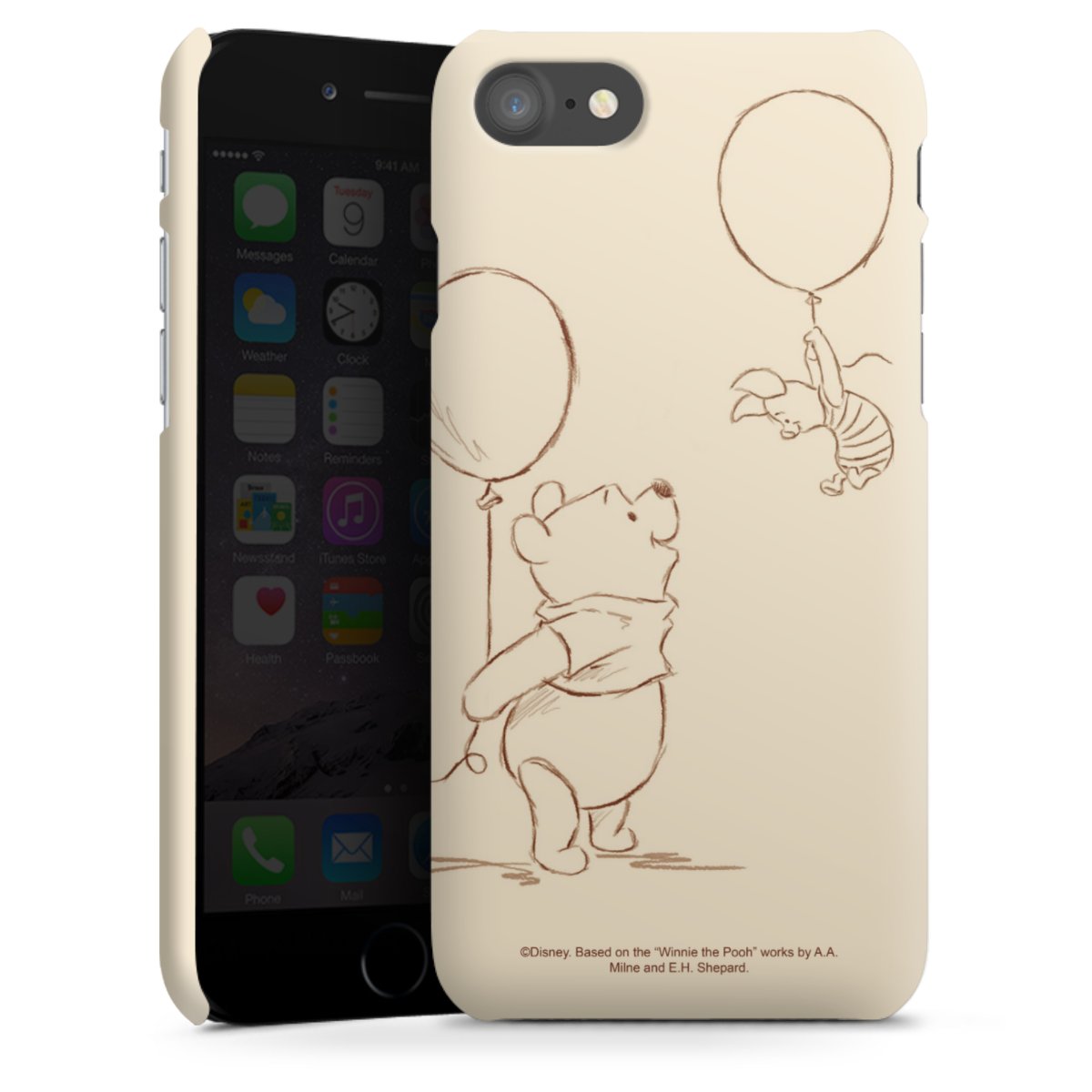 iPhone SE (2020) Handy Premium Case Smartphone Handyhülle Schutzhülle matt Official Licensed Product Winnie The Pooh Disney Premium Case