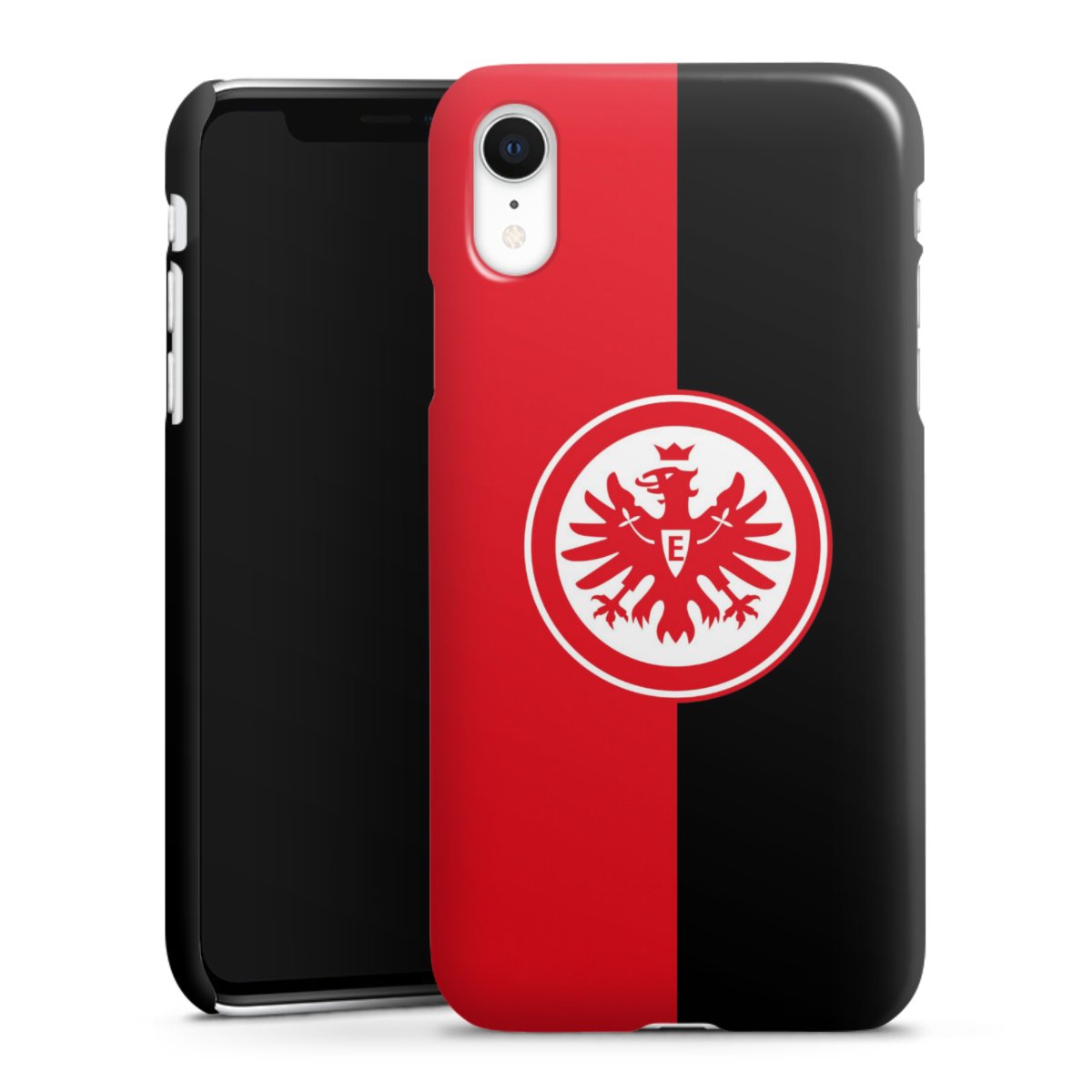 iPhone Xr Handy Premium Case Smartphone Handyhülle Schutzhülle glänzend Official Licensed Product Eintracht Frankfurt Sge Premium Case