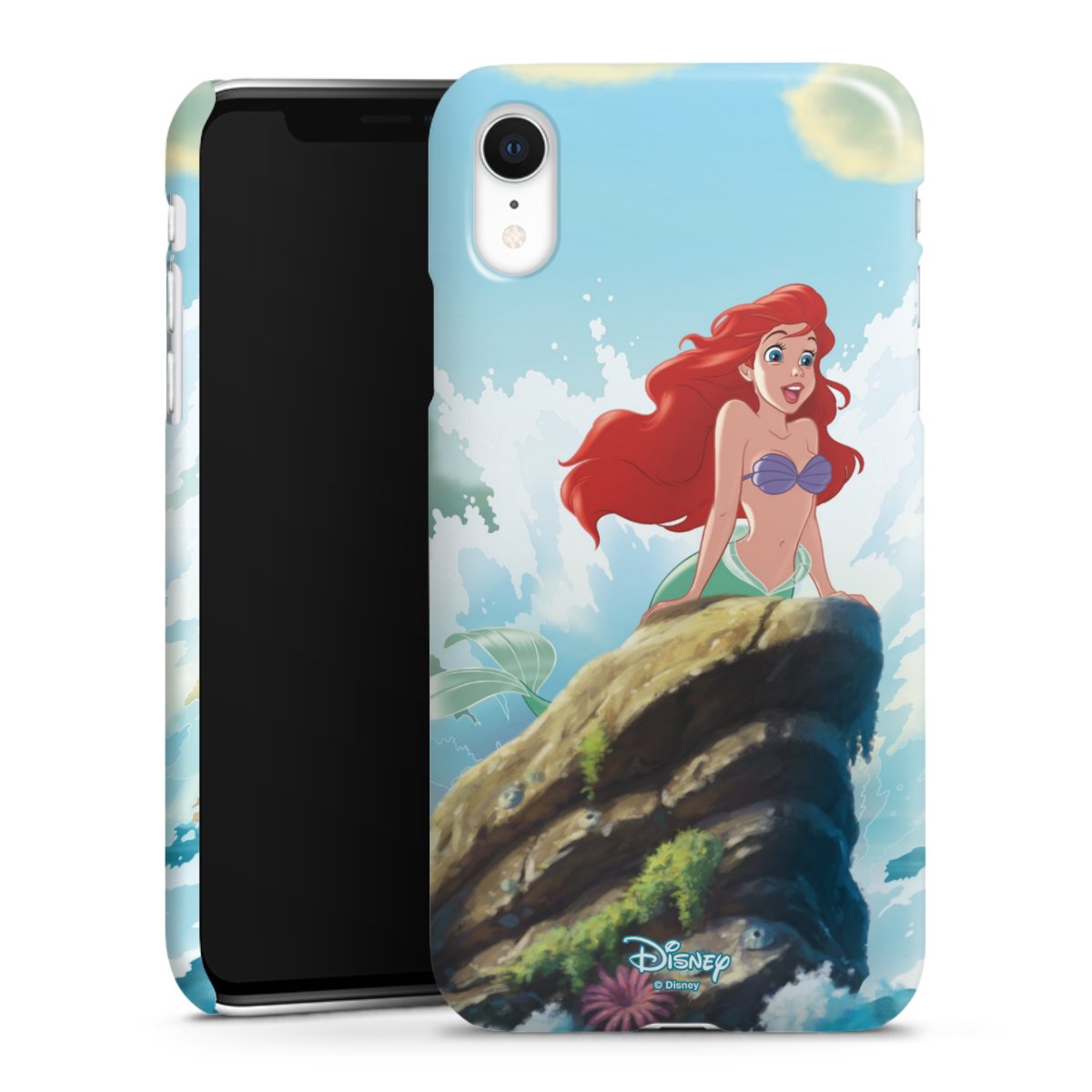 iPhone Xr Handy Premium Case Smartphone Handyhülle Schutzhülle glänzend Mermaid Arielle Die Meerjungfrau Official Licensed Product Premium Case