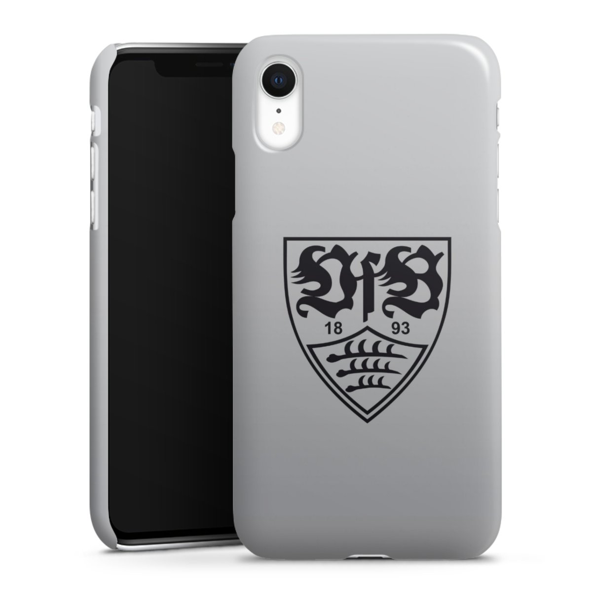 iPhone Xr Handy Premium Case Smartphone Handyhülle Schutzhülle glänzend Logo Vfb Stuttgart Official Licensed Product Premium Case