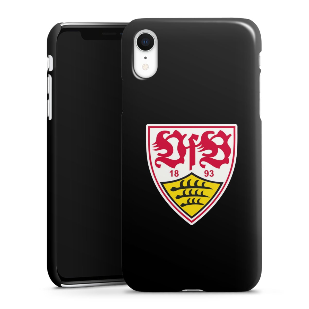 iPhone Xr Handy Premium Case Smartphone Handyhülle Schutzhülle glänzend Vfb Stuttgart Official Licensed Product Coat Of Arms Premium Case